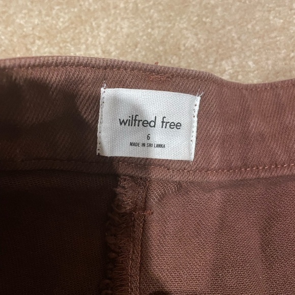 Aritzia Brown Wide Leg Pants - Picture 3 of 5